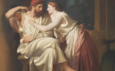 Odysseus und Penelope, Eduard Julius F. Bendemann, 1860 Odysseus und Penelope, Eduard Julius F. Bendemann, 1860